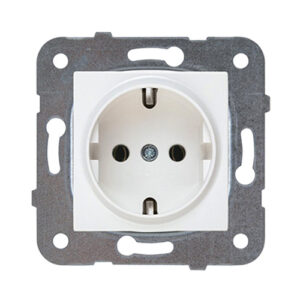 Base Schuko Panasonic Karre Plus Blanco