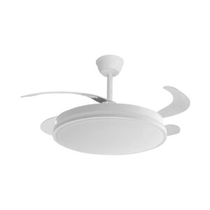 Ventilador de Techo Guerrero Aspas desplegables con Luz CCT y Mando