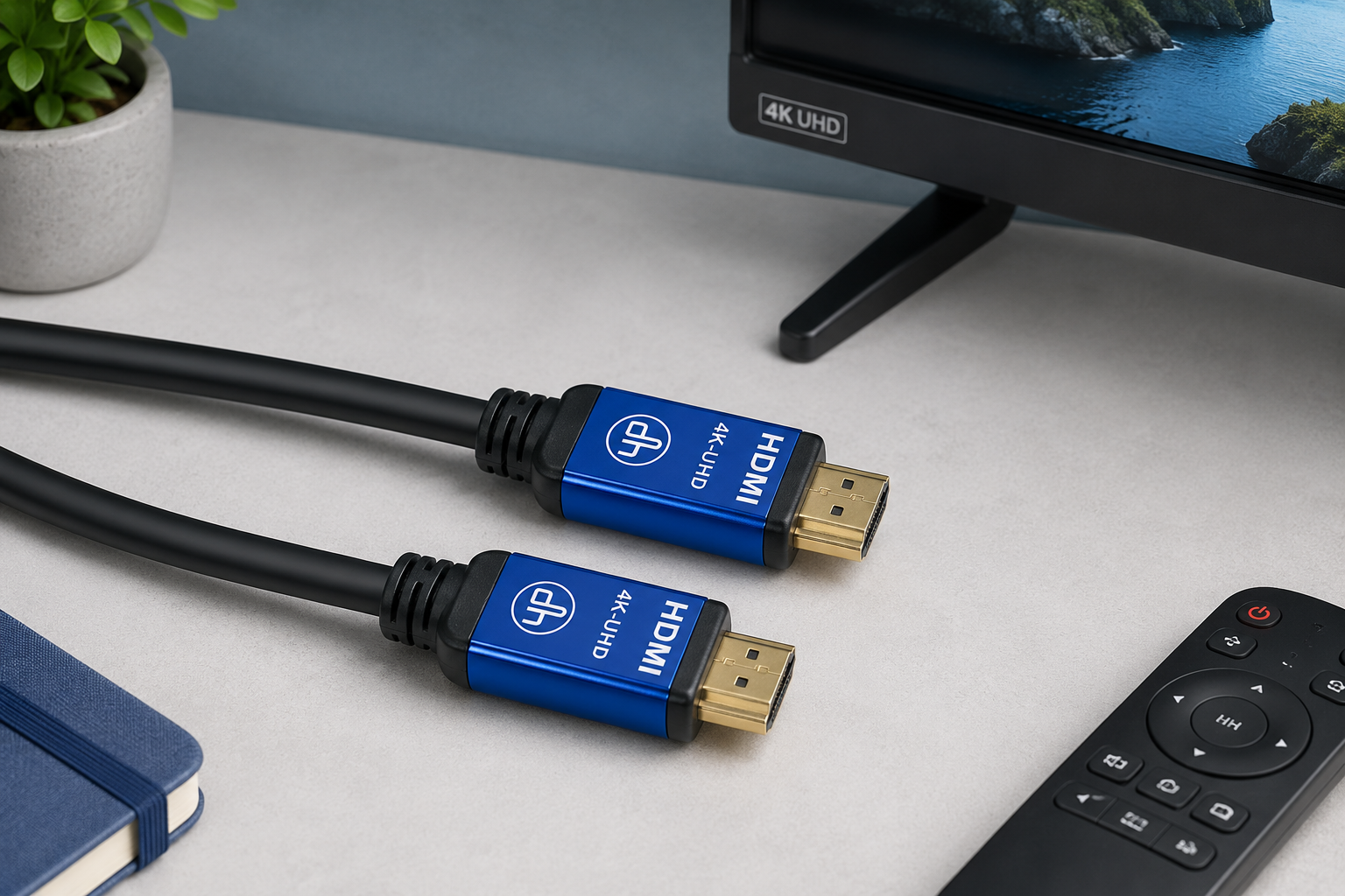Cable Conexión HDMI 4K Negro 10m